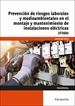 Portada del libro UF0886 - Prevención de riesgos laborales y medioambientales en el montaje y mantenimiento de instalaciones eléctricas